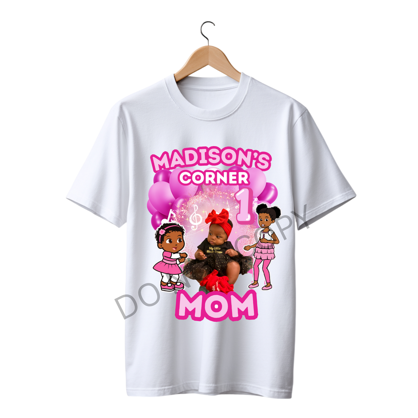 Customized Madison's corner birthday shirt