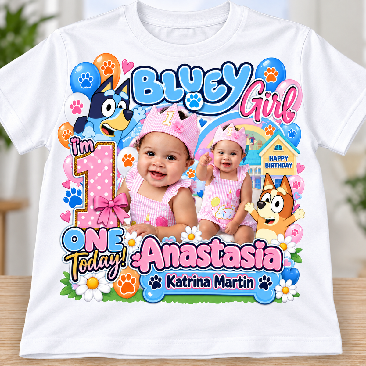 Anastasia Turns 1 Birthday Shirt