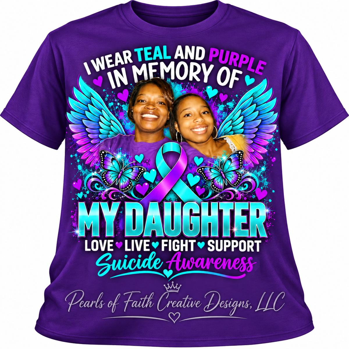 Suicide Awareness Tshirt (Keisha Mo Wiliams)