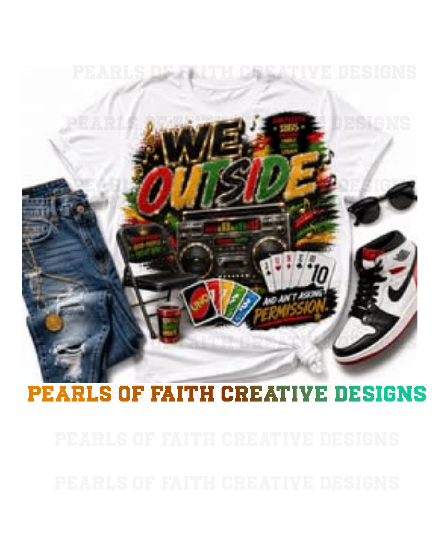 JUNETEENTH WE OUTSIDE TSHIRT