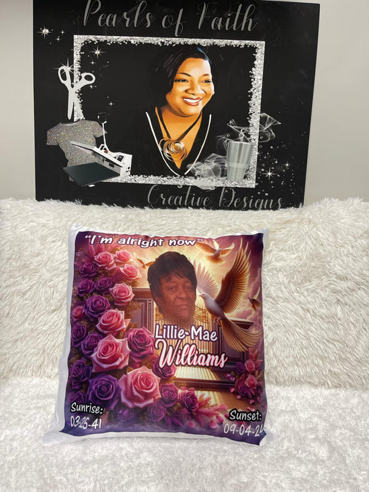 Customized Memorial Pillows