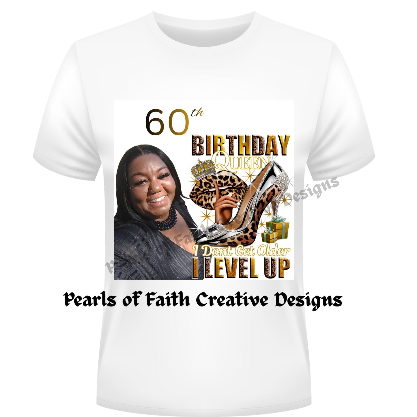 Customized birthday shirts for Bev Gardner