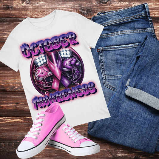 Adult white short sleeve t-shirt (small-large)