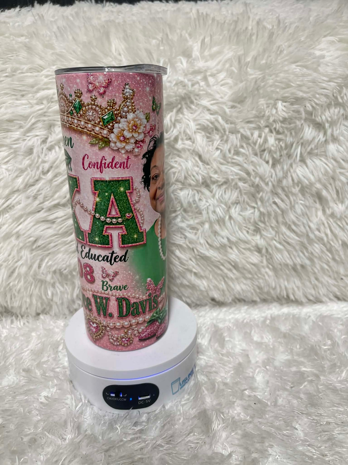 Customized AKA inspired Tumbler for Linda Hickson