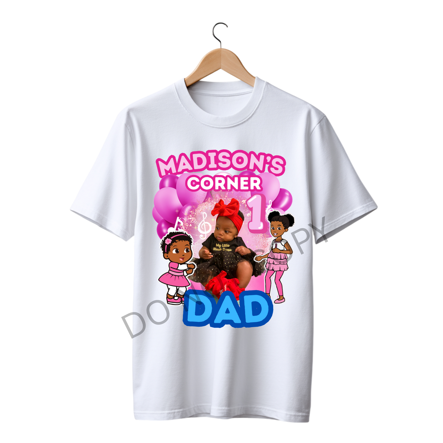 Customized Madison's corner birthday shirt
