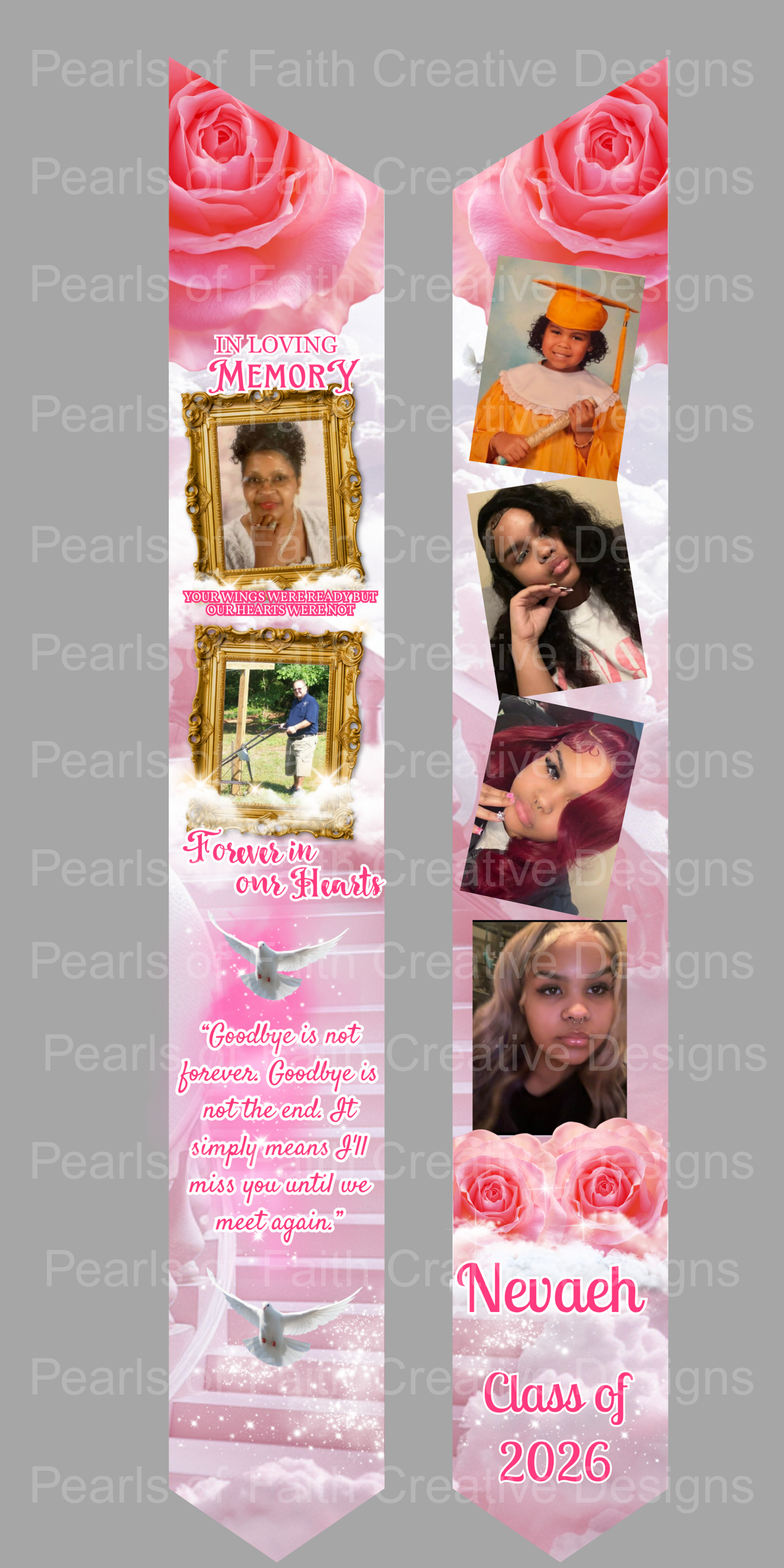 Nevaeh's Pink Stole