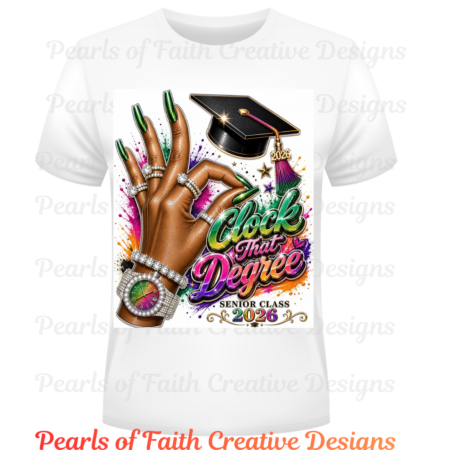 CLOK THAT TEA CLASS OF 2026 TSHIRT DESIGN
